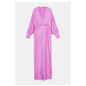 NWT Zara Limited Edition Satin Maxi Long Dress